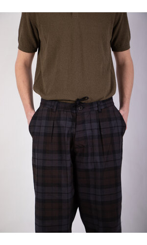 Universal Works Universal Works Trousers / Oak Check / Brown Check