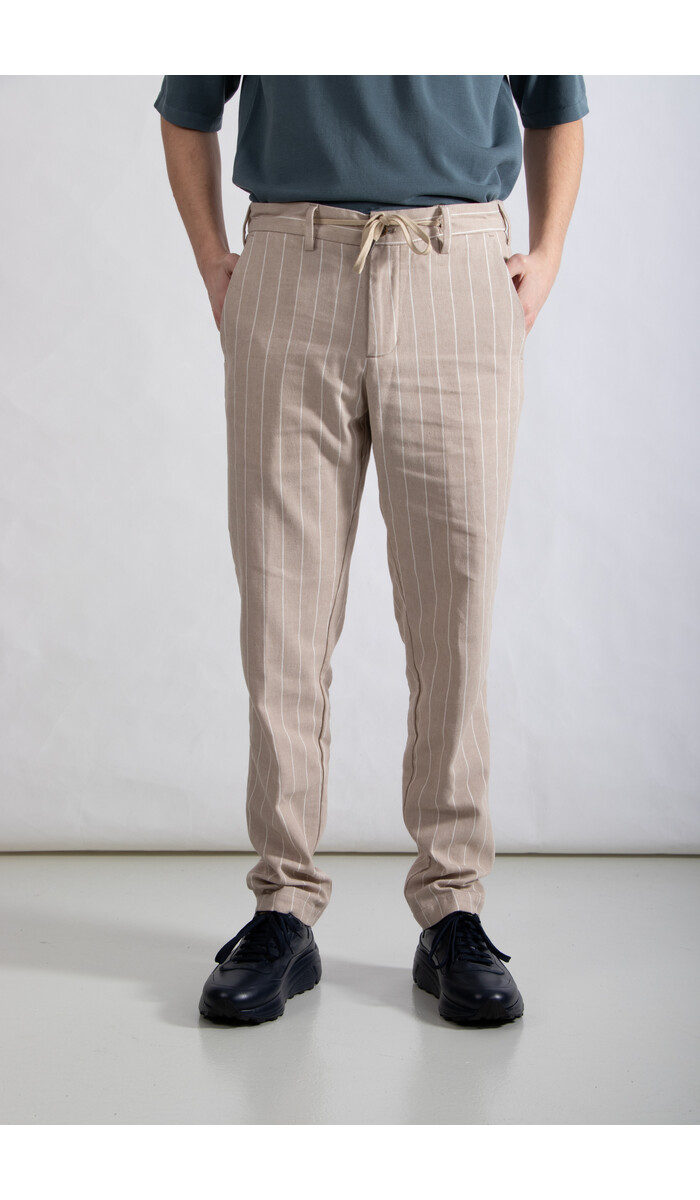 Myths Myths Trousers / 24M12L35 / Beige Stripe