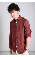 Portuguese Flannel Shirt / Linen / Barbera