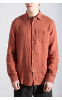 Portuguese Flannel Overhemd / Linen / Terracota