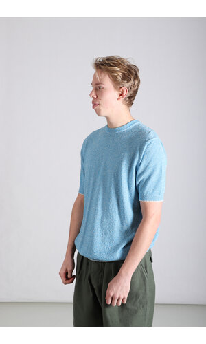 Gallia Gallia T-Shirt / Snow / Blau & Weiß