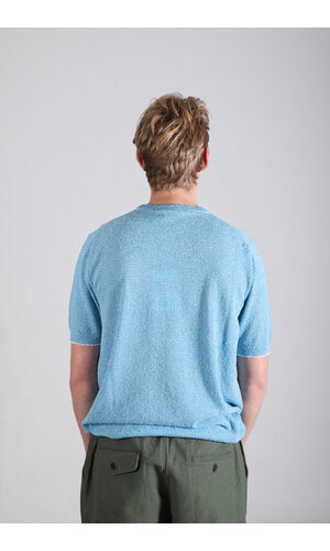 Gallia Gallia T-Shirt / Snow / Blauw & Wit