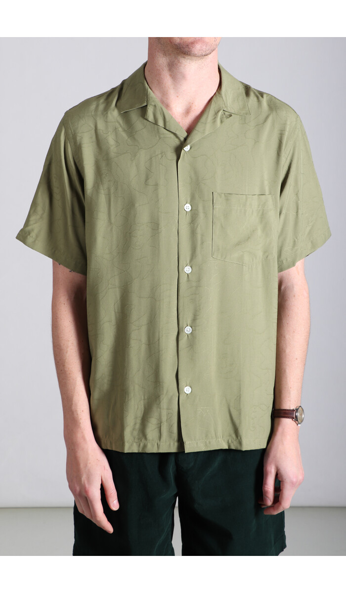 Portuguese Flannel Portuguese Flannel Hemd / Face / Olive