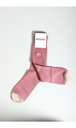 RoToTo RoToTo Sock / 90's Logo / Coral