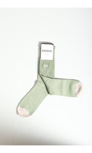 RoToTo RoToTo Socke / 90's Logo / Salbei