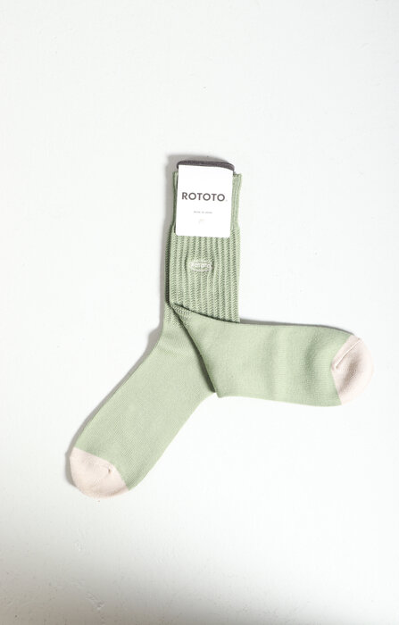 RoToTo RoToTo Sock / 90's Logo / Sage