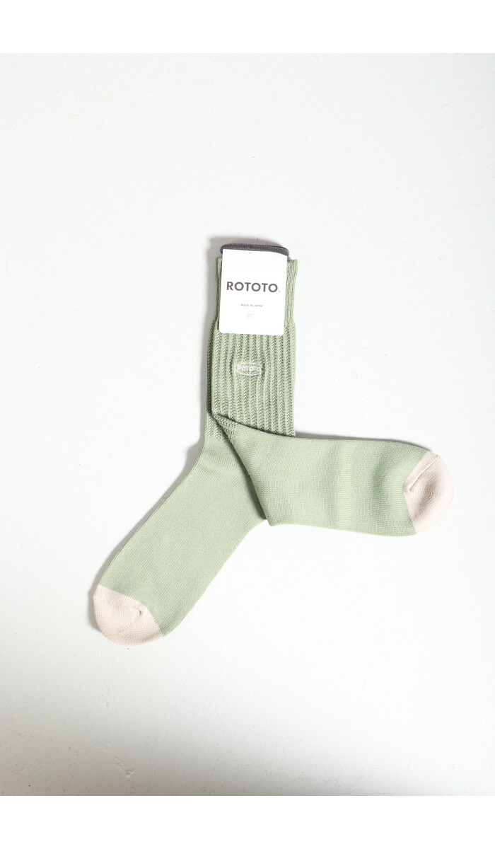 RoToTo RoToTo Sock / 90's Logo / Sage