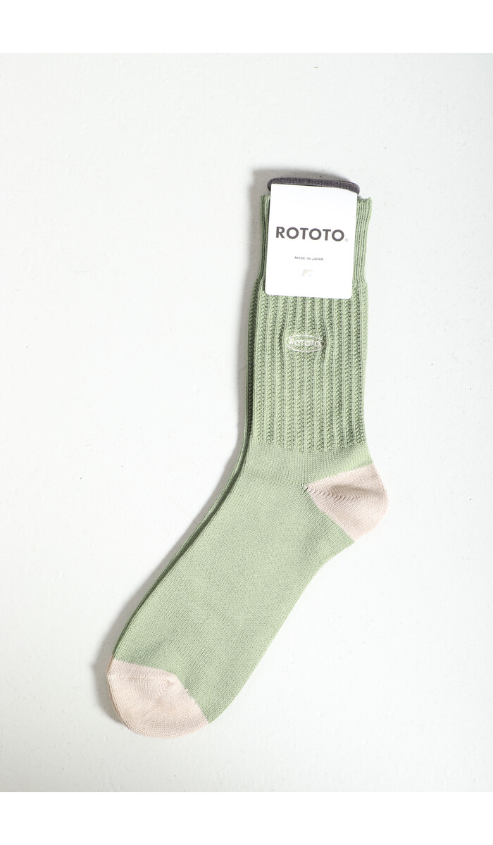 RoToTo RoToTo Socke / 90's Logo / Salbei