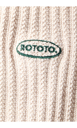 RoToTo RoToTo Sok / 90's Logo / Beige