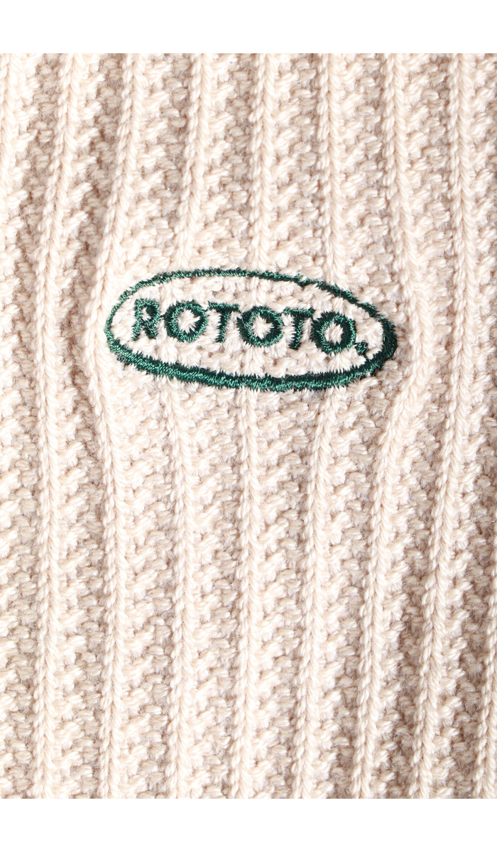 RoToTo RoToTo Socke / 90's Logo / Beige