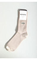 RoToTo Socke / 90's Logo / Beige