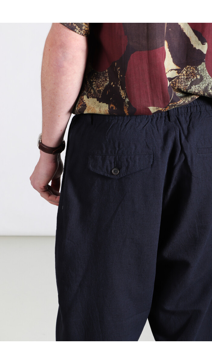 Universal Works Universal Works Trousers / Pleated Track Pant / Navy