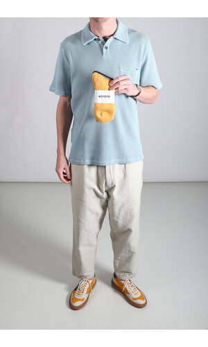 Universal Works Uiversal Works Polo / Newlyn / Heaven and Yellow