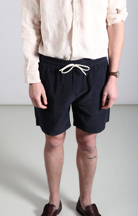 Portuguese Flannel Portuguese Flannel Kurze Hose / Cord Shorts / Navy