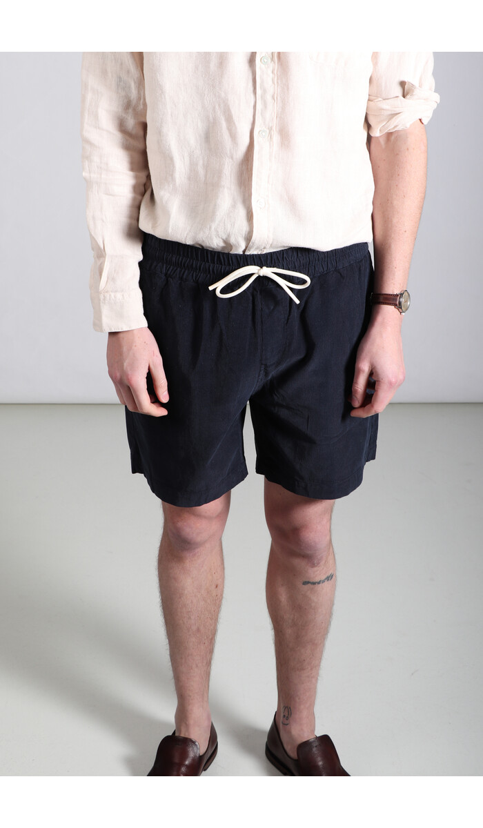 Portuguese Flannel Portuguese Flannel Korte Broek / Cord Shorts / Navy