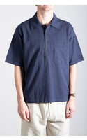 Universal Works Polo / Pullover Knit Shirt / Indigo