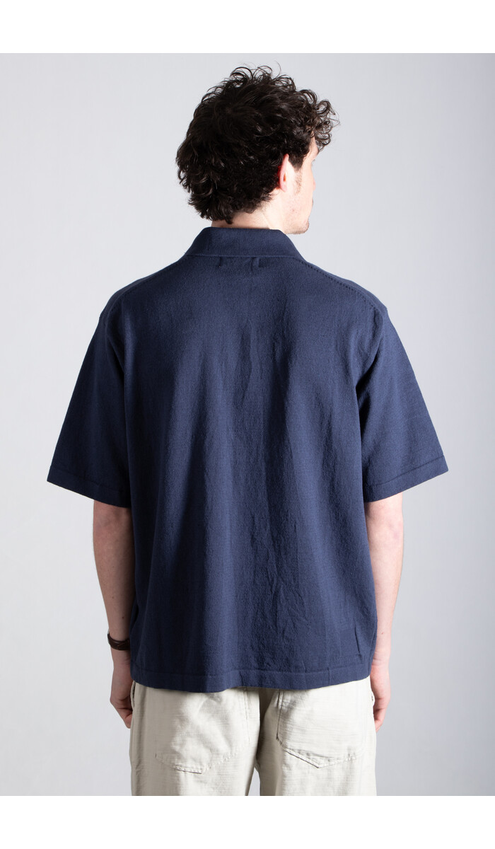 Universal Works Universal Works Polo / Pullover Knit Shirt / Indigo