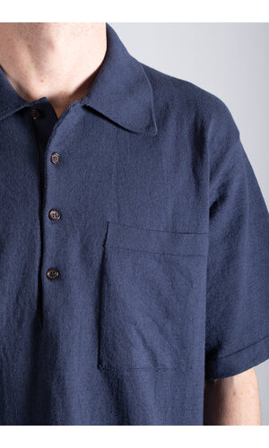 Universal Works Universal Works Polo / Pullover Knit Shirt / Indigo