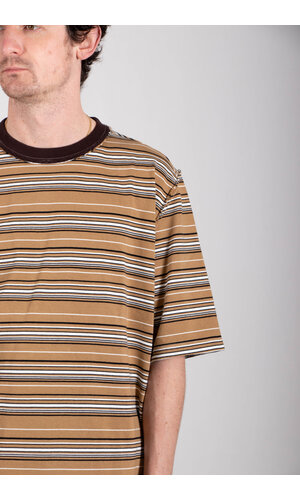 Camiel Fortgens Camiel Fortgens T-shirt / Big Tee / Beige Stripe