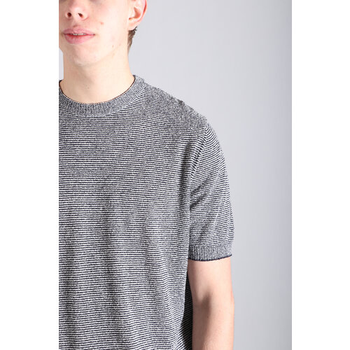 Gallia Gallia T-Shirt / Snow / Navy & Weiß