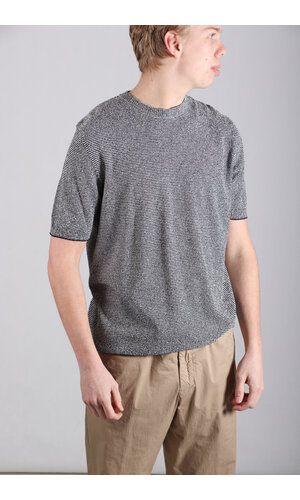 Gallia Gallia T-Shirt / Snow / Navy & Wit