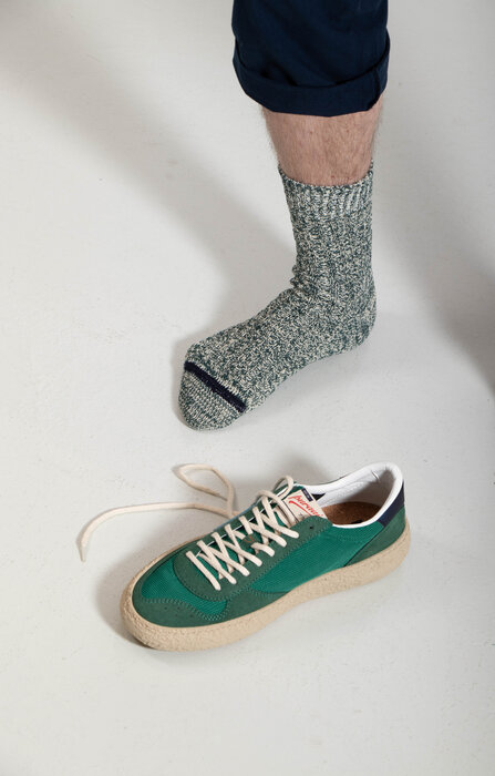 RoToTo RoToTo Socke / Recycled Cotton Ribbed / Grün