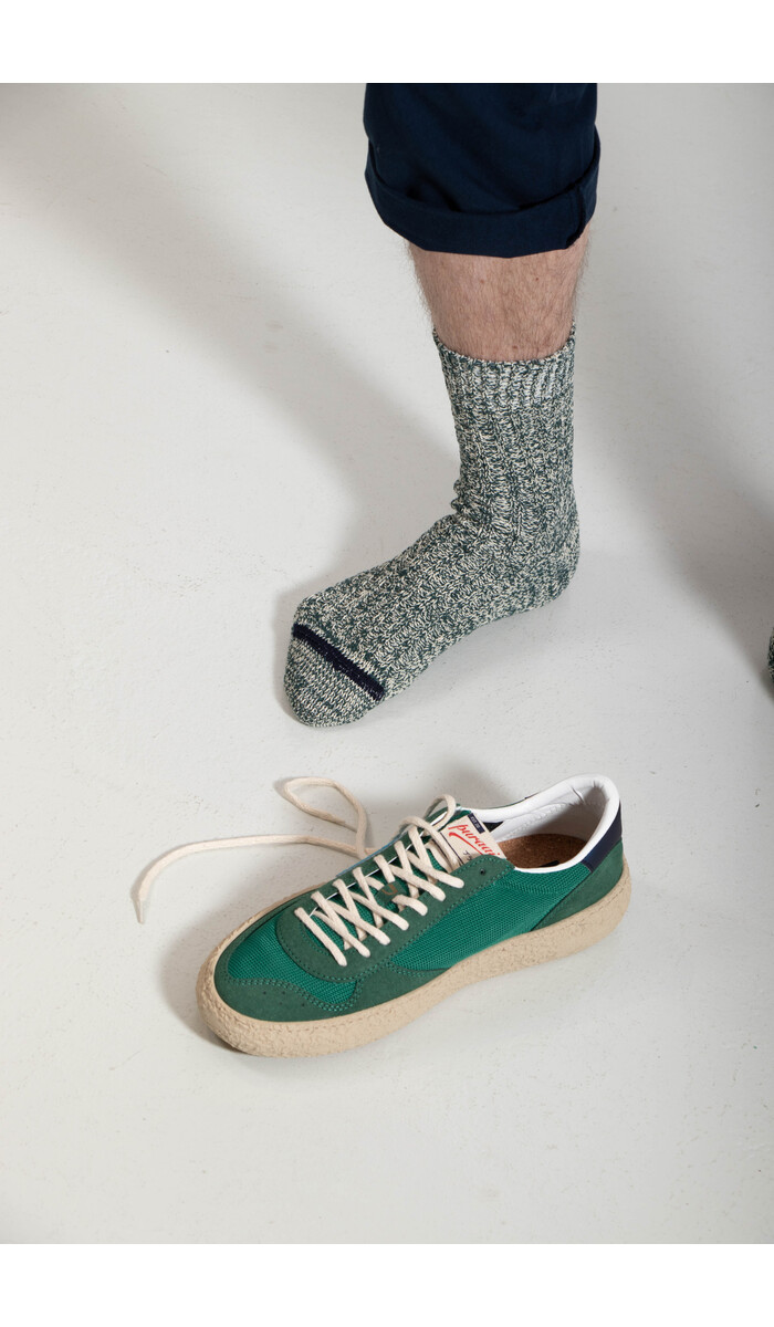 RoToTo RoToTo Socke / Recycled Cotton Ribbed / Grün