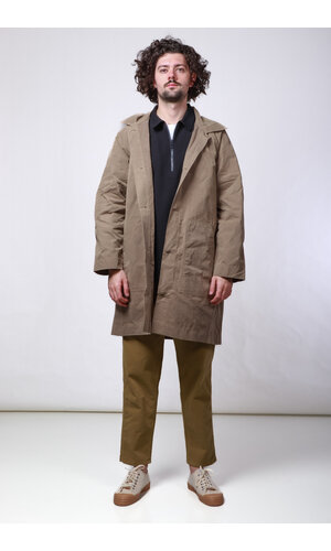 Parages Parages Jas / Coach Jacket Long / Dirty Beige