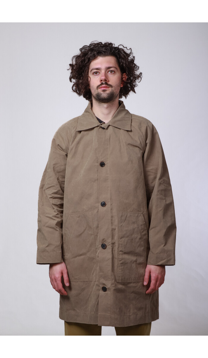 Parages Parages Jas / Coach Jacket Long / Vieze Beige