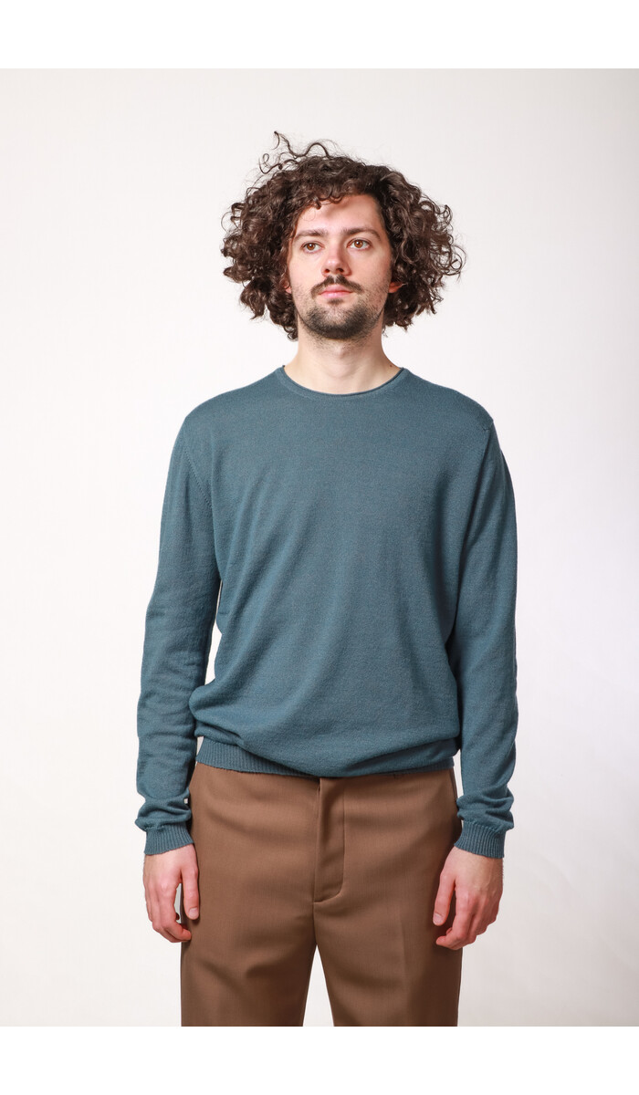 William Lockie William Lockie Pullover / Roll Crew / Blau