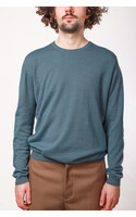 William Lockie Sweater / Roll Crew / Blue