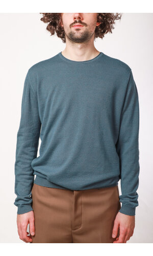 William Lockie William Lockie Sweater / Roll Crew / Blue