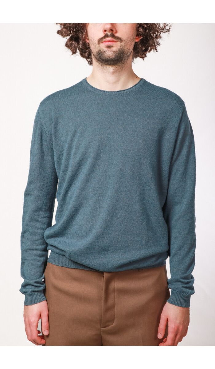 William Lockie William Lockie Pullover / Roll Crew / Blau