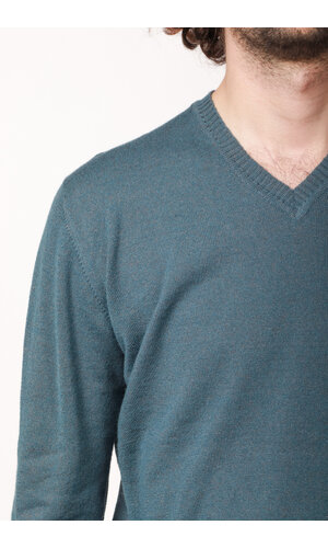 William Lockie William Lockie Pullover / Vee Neck / Blau