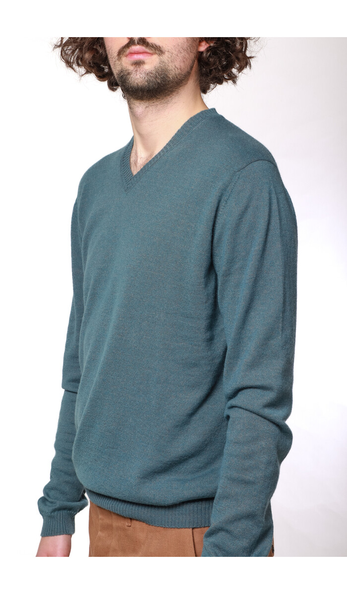 William Lockie William Lockie Pullover / Vee Neck / Blau