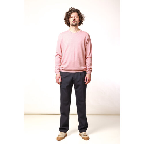 William Lockie William Lockie Knit / Roll Crew / Pink