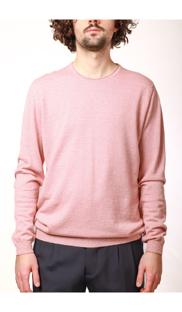 William Lockie William Lockie Sweater / Roll Crew / Pink