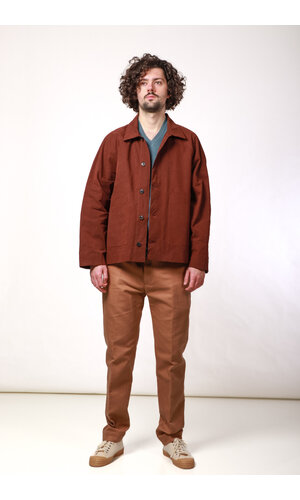 Parages Parages Jack / Coach Jacket Short / Donkere Baksteen