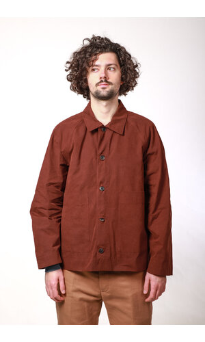 Parages Parages Jack / Coach Jacket Short / Donkere Baksteen