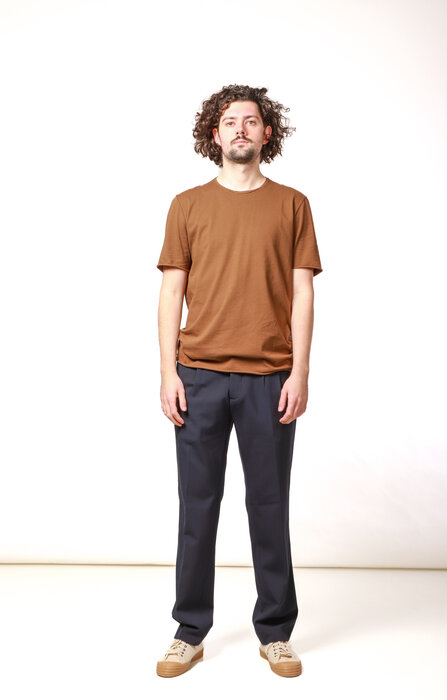 Hannes Roether Hannes Roether T-shirt /  Day / Olive-Brown