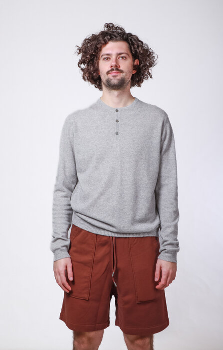 William Lockie William Lockie Knit / Lamont Henley / Grey