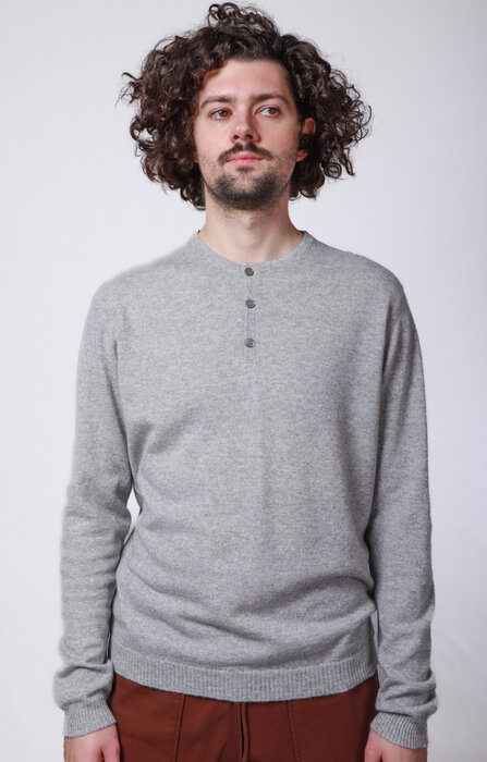 William Lockie William Lockie Sweater / Lamont Henley / Grey