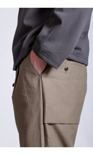 Jackman Trousers / Back Nep Umps Pant / Sepia