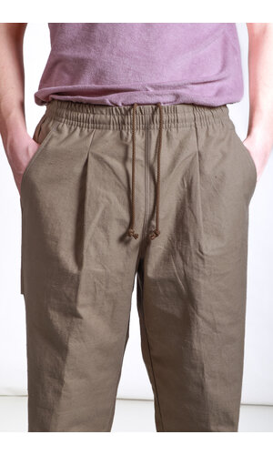 Jackman Trousers / Back Nep Umps Pant / Sepia