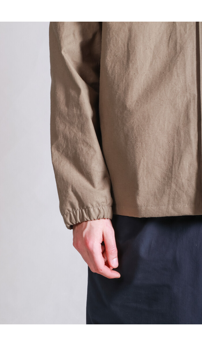 Jackman Jacke / Back Nep Coach Shirt / Sepia