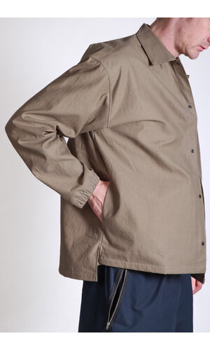 Jackman Jacke / Back Nep Coach Shirt / Sepia