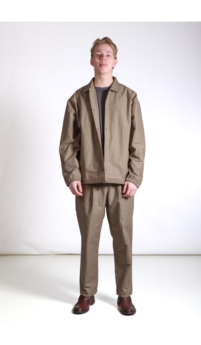 Jackman Jacke / Back Nep Coach Shirt / Sepia