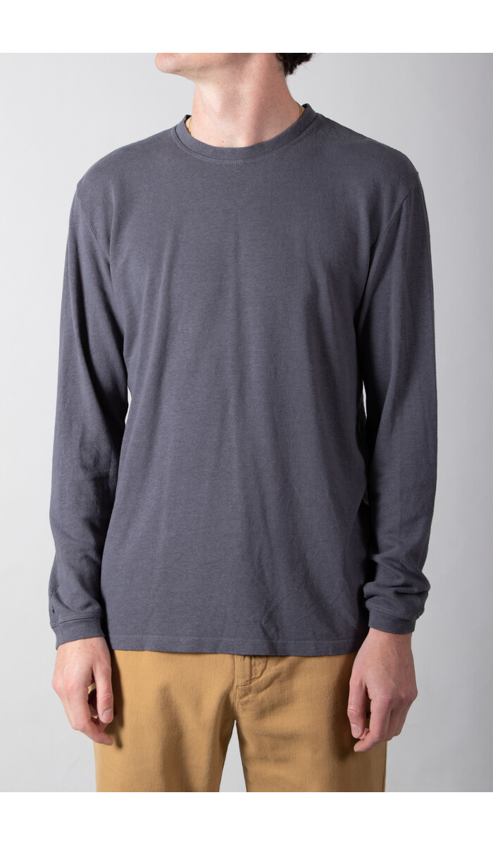 Jungmaven Jungmaven T-Shirt / Baja LS / Diesel Grey