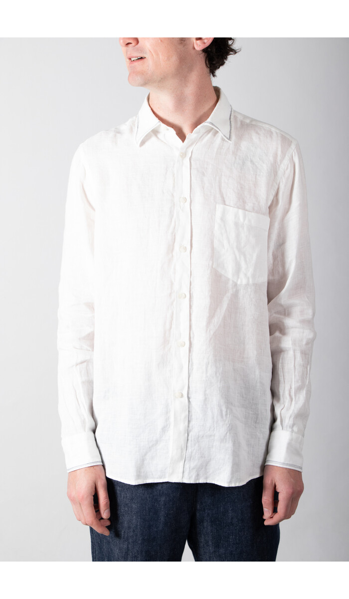 Osvaldo Trucchi Osvaldo Trucchi Shirt / Loose Stitch / White