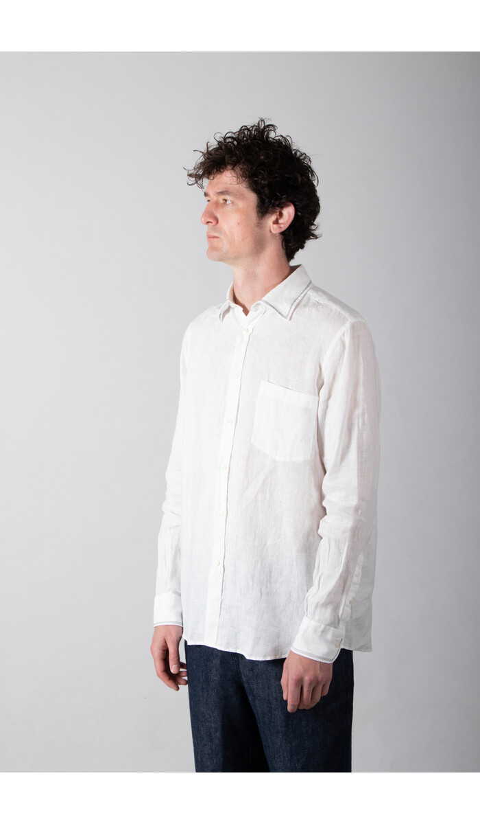 Osvaldo Trucchi Osvaldo Trucchi Shirt / Loose Stitch / White